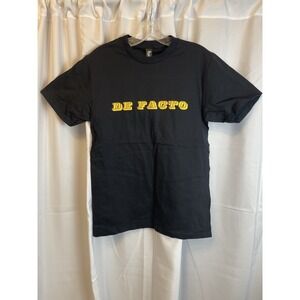 Gildan Black Tee with Yellow Print
